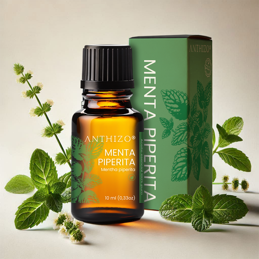 Aceite Esencial de Menta Piperita 100% Puro, ORGÁNICO, ANTHIZO