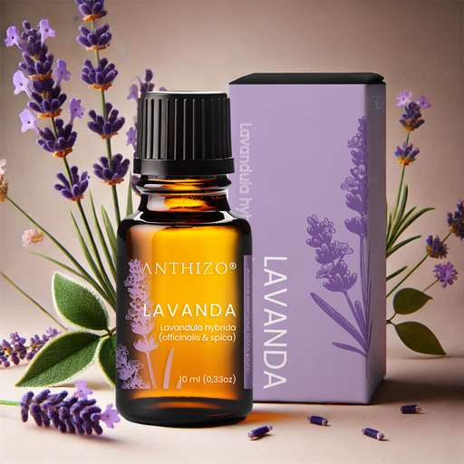 Aceite Esencial de Lavanda 100% Puro, ANTHIZO