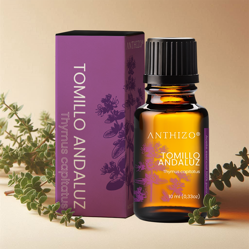 Aceite Esencial de Tomillo Andaluz 100% Puro, ANTHIZO